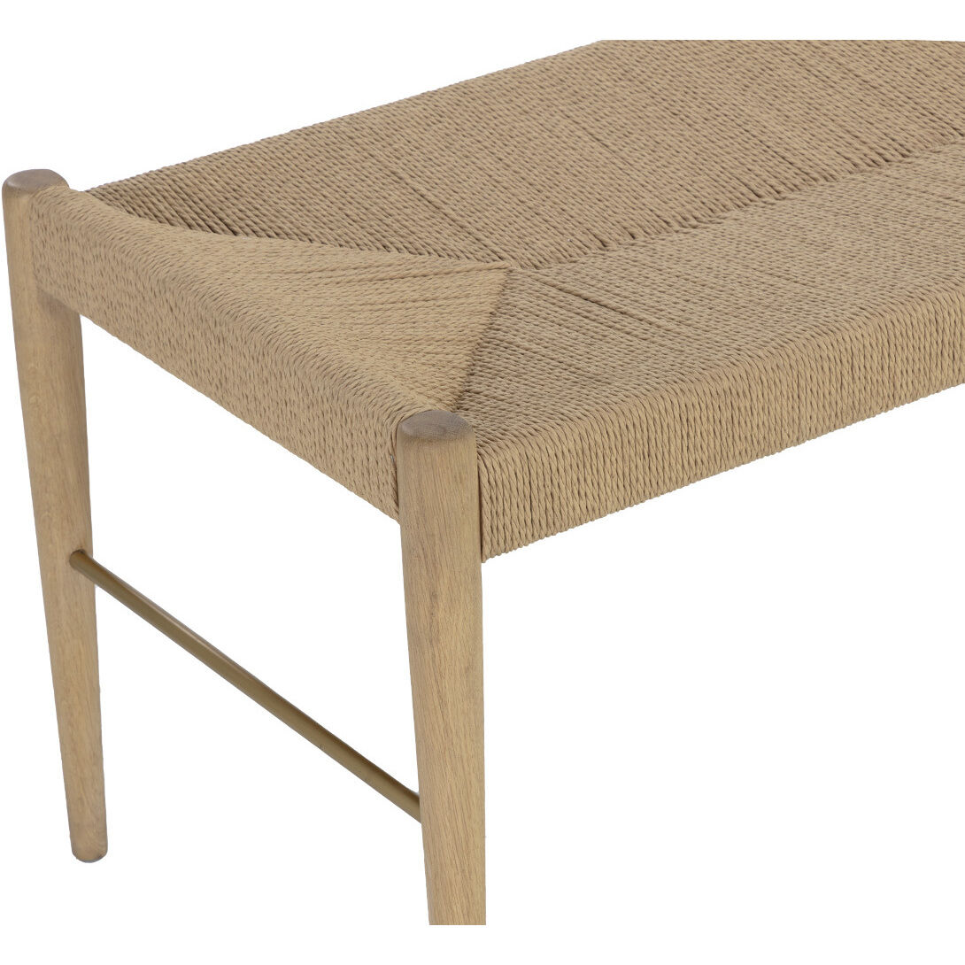 Moira Natural / Light Wash Bench